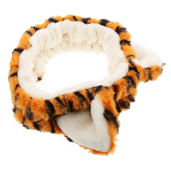 OFFIGAM Leopard Print Hair Band for Washing Cloth Headband for Kids Spa and Skincare Cute Design