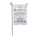 thumbnail image 1 of JSDART Blue Colorful Bohemian Arrows Flowers and Lettering Sign Keep Garden Flag Decorative Flag House Banner 28x40 inch, 1 of 1