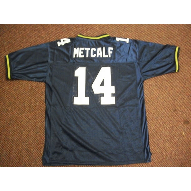 شامبو الخيول DK Metcalf Jersey #14 Seattle Unsigned Custom Stitched Blue Football New No  Brands/Logos Sizes S-3XL شامبو الخيول