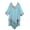 Light Blue, variant on Travelwant Breathable Female Swimwear Cover-Ups, Polyester, Black