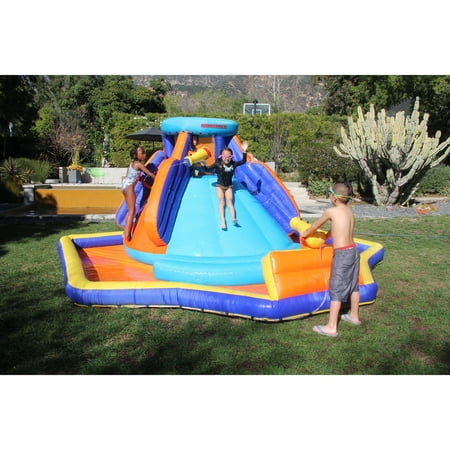 Sportspower Outdoor Battle Ridge Inflatable Water Slide  Walmart.com