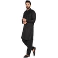 thumbnail image 6 of SKAVIJ Men's Pathani Kurta Pajama Set Indian Ethnic Casual Party Dress Black S, 6 of 6