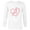 White, variant on Avengers Heart Logo Valentine's Day - Long Sleeve T-Shirt for Men - Customized-White