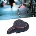 thumbnail image 4 of EeaseCA Coussin d'Absorption Épaissi pour Selle 1 Pce Siège Confortable (Noir Rouge), 4 of 7