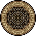 thumbnail image 2 of Radici Usa Noble Area Rug 1318 Traditional Black Bordered Medallion 7' 10" x 7' 10" Round, 2 of 2