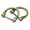 Light Bronze, variant on 29mm U Shape Horseshoe D-Rings Zinc Alloy Electroplated Light Bronze 4 Pack