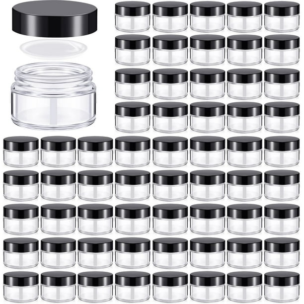 Frascos de vidrio Domensi de 30 ml con tapas, 100 unidades, para cosméticos, 1 onza