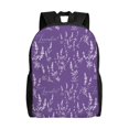 thumbnail image 1 of Easygdp Lavender Flowers Mochila Versátil y Elegante: Comodidad, Almacenaje y Durabilidad para la Universidad, Trabajo, Viajes y Uso Diario, 1 of 8