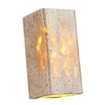 thumbnail image 1 of Lámpara de pared Luces montadas en la pared Puerta Pantalla de mármol decorativa Aplique de pared para pasillo Oficina en casa Sótano al aire libre , 8x8x16cm, 1 of 8