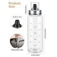 thumbnail image 5 of NiHome 2-Pack 10 oz Glass Spice Shaker Set with Stainless Steel Lid, Wide Mouth Cheese Shaker for Parmesan, Red Pepper Flakes, Pizza and Pasta Seasonings, Dishwasher Safe, 5 of 6