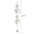 thumbnail image 3 of Atrapasol De Cristal Crystal Love Star Moon Metal Ring Hanging Home Car Pendant (25) Wdftyju Libre de BPA, 3 of 3