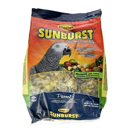 Higgins Sunburst Parrot Bird Food, 3 Lb