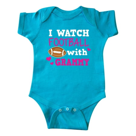 

Inktastic I Watch Football with My Grammy Gift Baby Girl Bodysuit