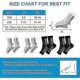 thumbnail image 2 of pairs of Tieberg orthopedic compression socks, orthopedic compression socks, orthopedic socks (black and white), 2 of 5