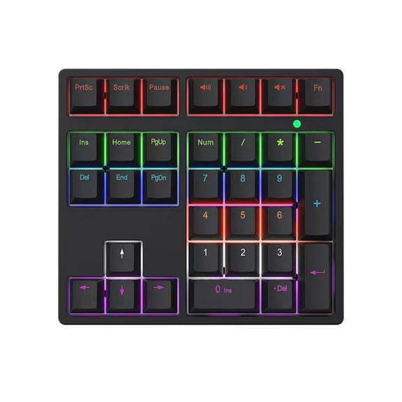 USB Numeric Keypad 34 Key Number Keypad Keyboard Corded Number Pad for Laptop PC