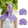 thumbnail image 3 of Sinyiin Instants Cooling Sun Resistant Scarf Light weight Sun Protective Neck Gaiters, 3 of 18