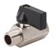 thumbnail image 2 of Gas Valve Ball Type Male Female Thread Thicken Brass Sandblasting for Household Tap Water 1/4, 2 of 5