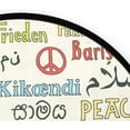 thumbnail image 3 of Peace Different Languages Color Round Area Rug 3Ft Small Round Area Rug Soft Bedroom Entryway Foyer Throw Mat Washable Non-Shedding Non-Slip Sofa Nursery Carpet, 3 of 5