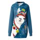 thumbnail image 3 of Vestido de sudadera con bolsillo y estampado navideño de manga larga con capucha para mujer Pompotops hdfakjf9342, 3 of 4