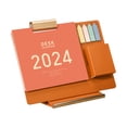 thumbnail image 1 of Enero de 2024-diciembre de 2024 Calendario de escritorio 2024 de mesa con portalápices adornos calendario mensual para año Nuevo sala de estar Oficina Macarena calendario de escritorio, 1 of 8