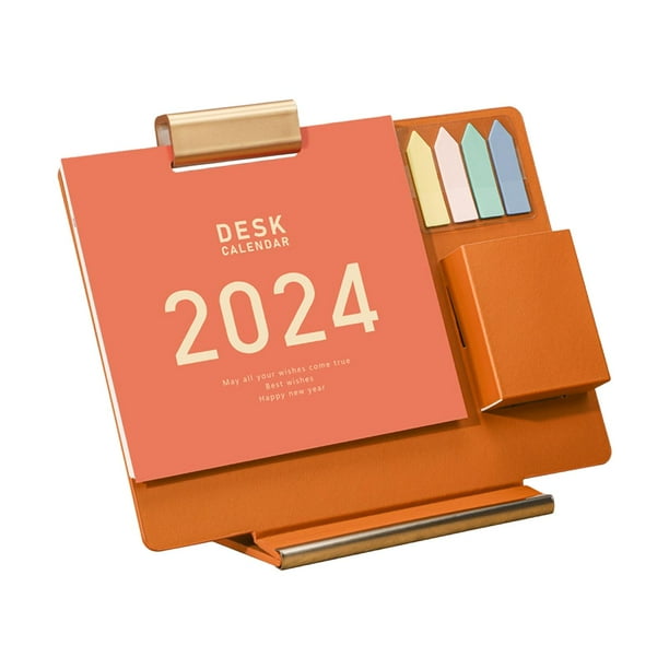 DOLITY 2024 Desk Calendar Plan and Schedule Organizing and Planning Jan