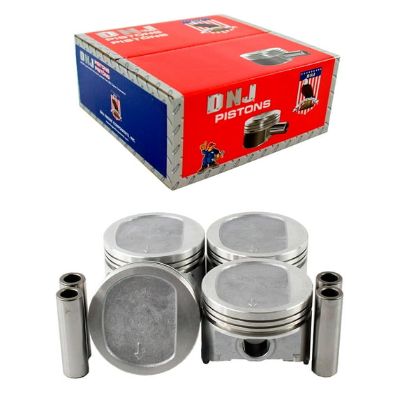 DNJ P1121 Std. Complete Piston Set Fits Cars & Trucks 94-95 Jeep Cherokee Wrangler 2.5L OHV 8v