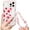 Strawberry Bear, variant on Compatible for iPhone 13 Pro Case Cute Bear Clear Floral Flower for Girls Women Pattern with Bear Ears Soft TPU Shockproof Protective Girly-Strawberry Bear