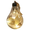 thumbnail image 1 of Style 5 Lámpara colgante navideña, bombilla de plástico transparente, bola de luz Led, adornos, esfera rellenable, 1 of 5
