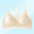 thumbnail image 4 of Otvok Seamless Underwear Womens Ice Silk Fixed Cup Beautiful Back without Steel Ring Plus Size Bra, 4 of 6