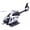 Black, variant on Police Helicopter Plane - Realistic Police Helicopter Plane Pull Back LED Music Model Kids Toy Collection