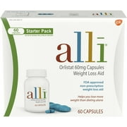 alli Diet Weight Loss Pills, Orlistat 60mg Starter Pack, 60 Ct