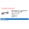 thumbnail image 2 of Rear Sway Bar Link - Compatible with 1996 - 1997 Lexus LX450 - Moog, 2 of 2