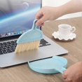 thumbnail image 5 of Mini Dustpan and Dustpan, Mini Multi-Function Table Dustpan, Broom Dustpan Brush and Dustpan Design, Broom and Dustpan Set Plastic Dust Collector (Gre, 5 of 5