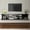 Black, variant on Pivot Modern Engineered Wood Floating TV Stand for Up To 55" TV Screen Size, White Veneer