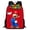 B, variant on Vintage Arcade Backpack - 3D Cartoon Character All Over Print Casual Daypack - Large Capacity Oxford Cloth Shoulder Bag for College, Commute, Travel, Streetwear & Daily Use