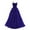 Dark Blue, variant on Lace Applique Tulle Prom Dresses Spaghetti Straps Ball Gown Evening Gown (PP1 XS)