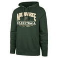 thumbnail image 2 of Unisex '47  Hunter Green Milwaukee Bucks Good Call Headline Pullover Hoodie, 2 of 3