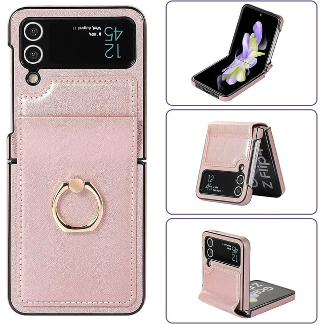 Compatible pour Samsung Galaxy Z Flip 3 Étui de Téléphone, Protecteur de Téléphone Intelligent Antichoc, Étui Pliable à la Mode