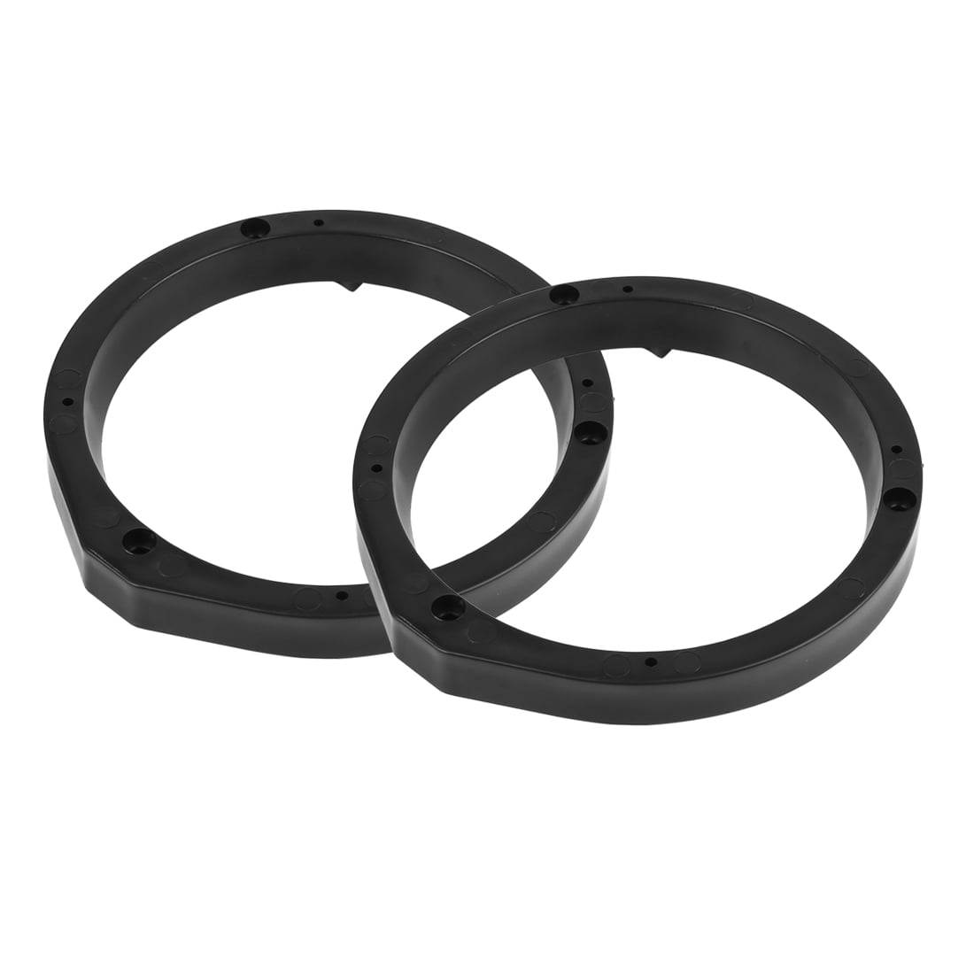 2 Pcs 6.5" Plastic Car Speaker Spacer Adaptor Ring Mounting Bracket for