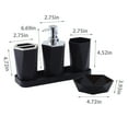Cleaning Supplies 2025 New 5 Piece Bathroom Accessory Set with Soap