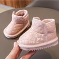 thumbnail image 4 of Eltusu Girls Snow Boots, Soft Sole Winter No Slip Thermal Walking Shoes Pink Size 0-2.5 T, 4 of 5