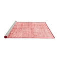 thumbnail image 2 of Ahgly Company Machine Washable Indoor Square Abstract Red Modern Area Rugs, 4' Square, 2 of 4