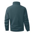 thumbnail image 7 of COMVALUE Men's Lightweight Quarter Zip Pullover Casual Windbreaker for Running Golf Jackets with 3 Pockets (Green, XS), 7 of 7