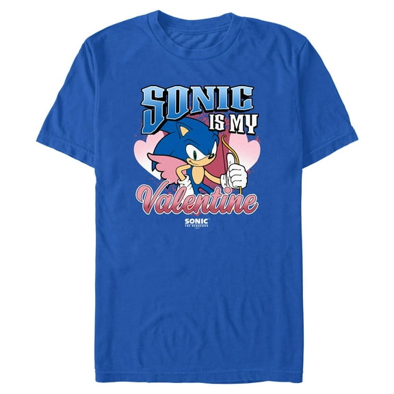 Men's Sonic the Hedgehog Cupid Is My Valentine  Graphic T-Shirt