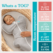 Love to Dream Long Sleeve Sleep Bag Wearable Blanket 1.0 TOG, 18-36M Twinkle Blue