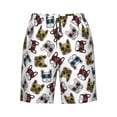 thumbnail image 6 of KLL Bulldog Sunglasses Face Men's Casual Summer Beach Shorts Hawaiian Shorts with Pockets-3X-Large, 6 of 6