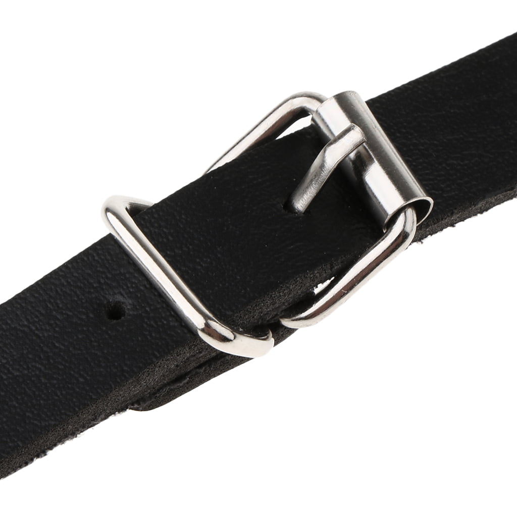 Men Women Leather Braces Y-Back Snap Hook Adjustable Suspenders Belt 