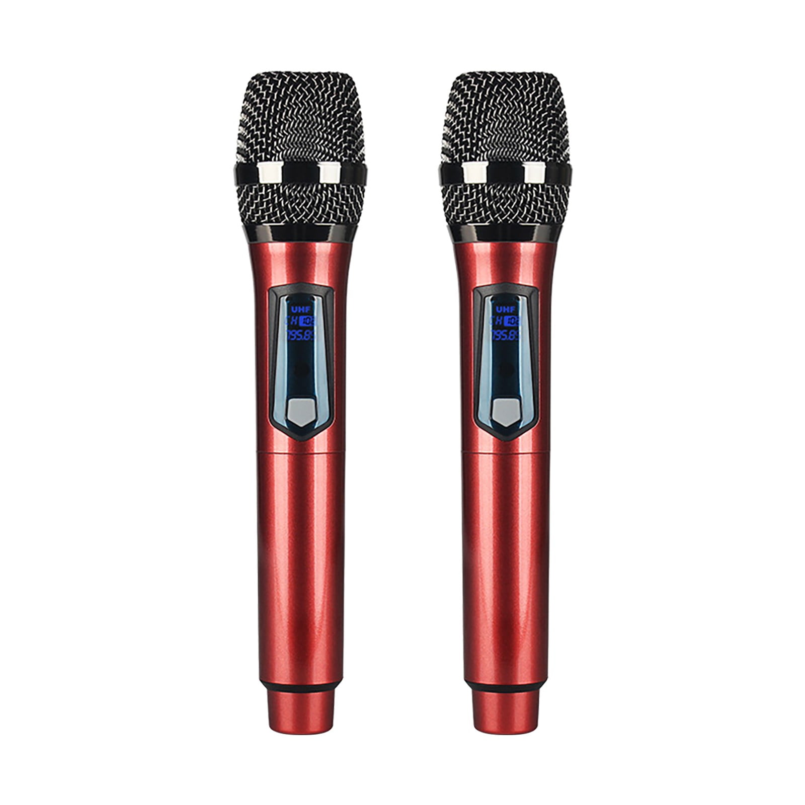 ZFYXGS Wireless Microphone Household Karaoke 2 Pack Outdoor Audio TV Singing KTV Karaoke Meeting Performance Microphone