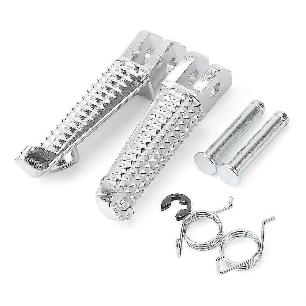 Poggiapiedi Anteriori Per Moto – Compatibile Yamaha YZF R125, R25, R3, MT125, MT25, MT03, MT09, FZ09, MT07, FZ6, XJ6 – Pedane Pilota