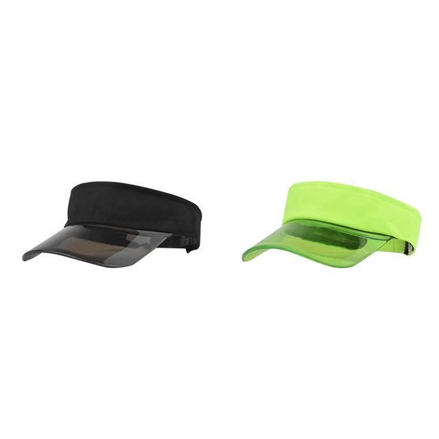 2 Pack(Black 1PCS & Light Green 1PCS) Cute Hats for Women Baseball Cap Multipack Sun Color Cap Transparent Baseball Solid Women Running Caps Visor Baseball Caps